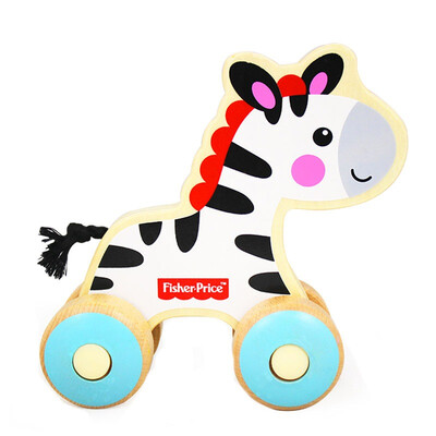 

Fisher Fisher Price Puzzle educational toys small animal cart - small zebra FP1007