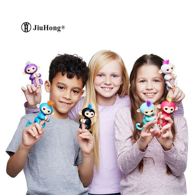 

Fingerlings Toys Birthday Gifts Новые умные красочные милые пальцы обезьяны детские игрушки электронные умные Touch