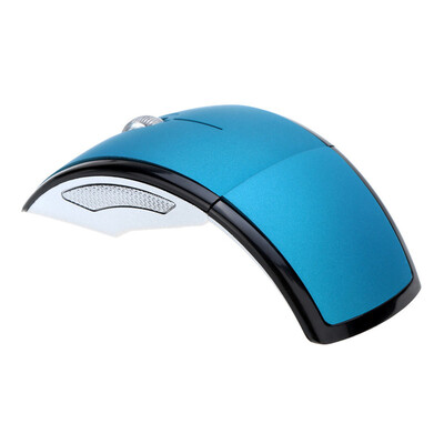 

Hongsund 2.4Ghz Wireless USB Optical Foldable Arc Mouse Snap-in Transceiver Portable Folding Mice For Laptop Notebook PC Computer