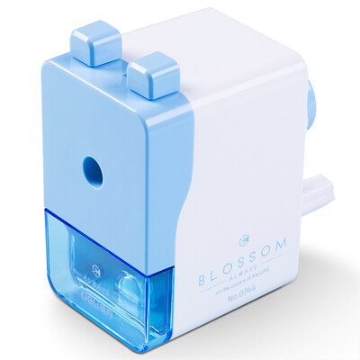 

Deli deli simple pencil sharpener pencil sharpener pencil sharpener color student pencil sharpener powder blue 0744
