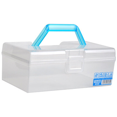 

【Jingdong Supermarket】 YAMADA imported rectangular transparent box storage box blue