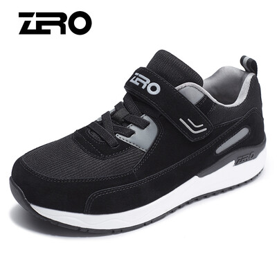 

Zero degree ZERO men&women sports outdoor middle-aged walking slip shock absorption casual old shoes Y73100 male models black 39