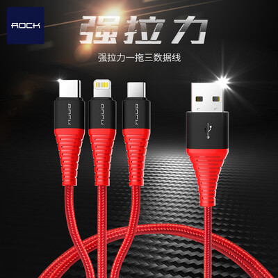 

Rock 3-in-1 Lightning Micro USB Type-C Charging Cable