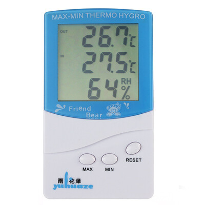 

Jingdong supermarket] Yuhuazawa Yuhuaze portable electronic hygrometer desktop hanging thermometer with outdoor thermometer sensor TA138A