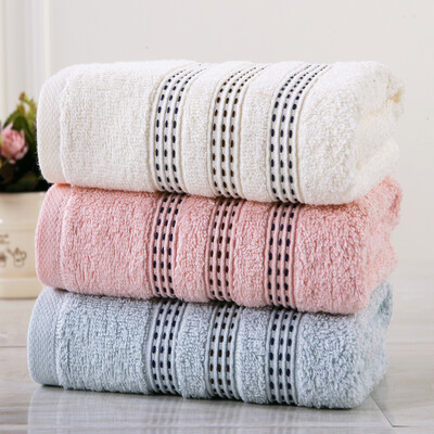 

Gold towel home textile cotton satin towel three yellow orange green 85g strip 70 335cm