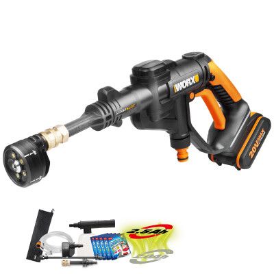 

WORX 20V lithium battery high voltage household wireless cleaning machine WG629E4 high pressure rechargeable water gun cleaning machine portable water pump brushing power tools