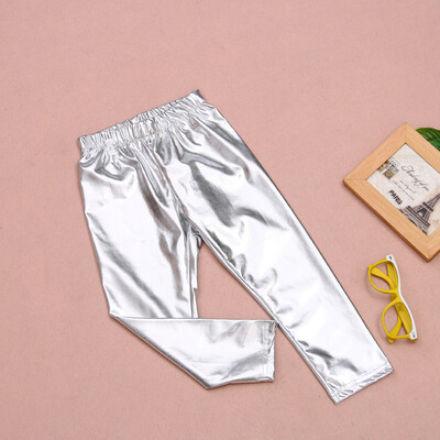 

малого @ горячей моды девочки "мерил блестящие твердых тощий лосины