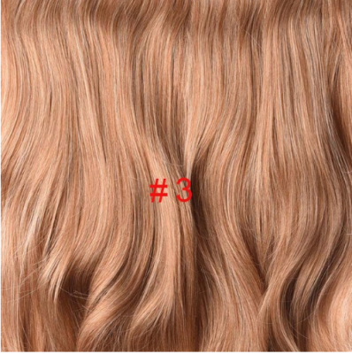 

24 inch Wavy Clip in Hair Extensions Synthetic Heat Resistant Fiber Pure Color 4 Clips 190g/pc 17 Colors Available