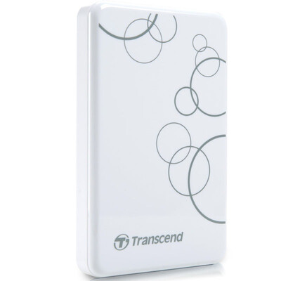 

Transcend White Horse Prince Series Сейсмический высокоскоростной мобильный жесткий диск USB3.0 1TB (25A3W)