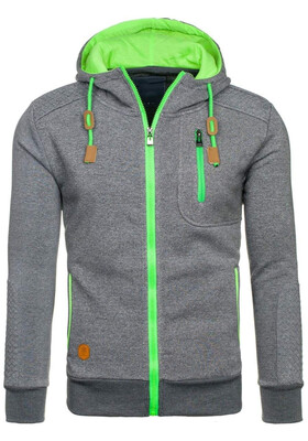 

New Men's Fashion Leisure Fashion Long Sleeve Hooded Sweatershirt XS-4XL