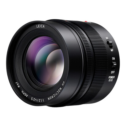 

Panasonic digital fixed focus Leica lens Panasonic Lumix H-NS 425mm F12 COSCO fixed focus large aperture portrait lens H-NS043GK