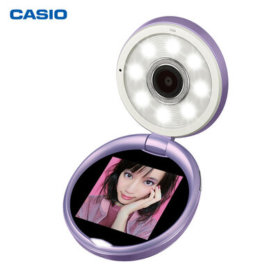 

CASIO TR-M10 Limited Valentine&39s Day gift box smart beauty portable powder appearance 9 lights light beauty technology Angel White