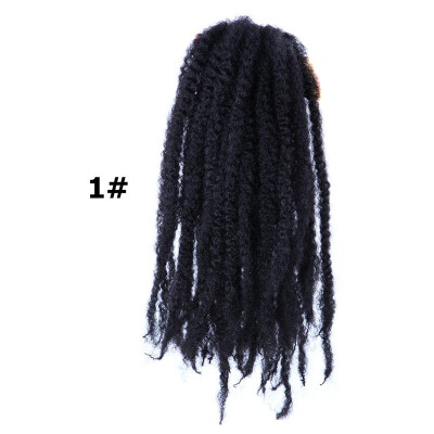 

8 inch Ombre Marlybob Crochet Braids 3pcs/pack Afro Kinky Twist Hair 90g/pack Synthetic Crochet Hair Extensions