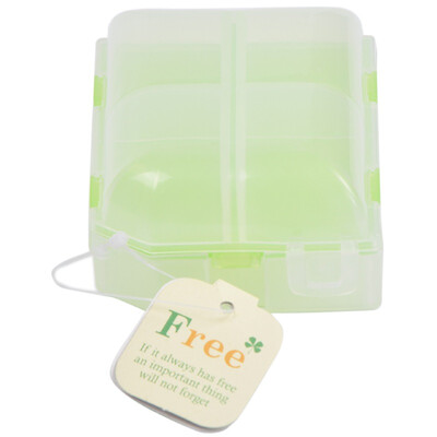 

Jingdong Supermarket YAMADA imported portable small kit drug storage box green