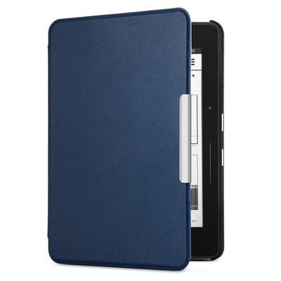 

Natusun KV-05 Adapter Kindle Voyage 1499 Kindle Sailing Protection Leather Case Sleeve Case Shell Maya Business Business Blue