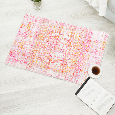 

Бай Цзя скандинавские современные минималистские дикие коврики нескользящей перед кухонной двери коврик ванной впитывающий коврик можно стирать в машине серии Spirit House 50 * 80см розовый памяти