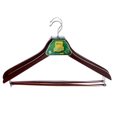 

【Jingdong Supermarket】 Qiao days the racks racks racks solid wood racks paint thickening coat racks 2 support WL8008 brown