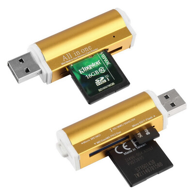 

USB All in 1 Multi Memory Card Reader for Micro SD MMC SDHC TF M2 Memory Stick