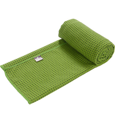 

Pierre Yoga is a dense fiber non-slip particles yoga shop towel deep purple