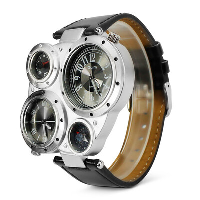 

PaulOne fashion outdoor sports watch camping table climbing table double time thermometer compass HP9415 black bottom