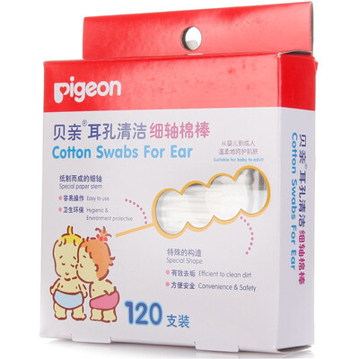 

Pigeon Pigeon thin shaft screw cotton swab 120 KA03 ear hole cleaning
