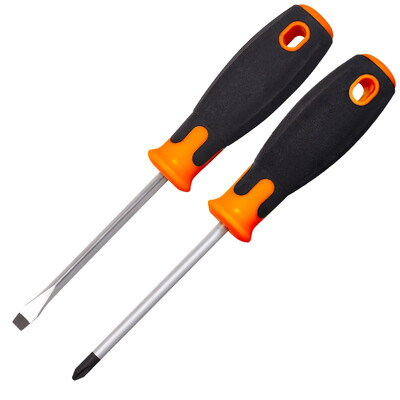 

Worker bee WORKERBEE FS017-1G 2 piece set of wood-plastic handle cross word screwdriver screwdriver set
