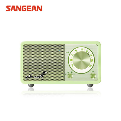 

SANGEAN Mozart MOZART Silent Black Wooden Radio Portable Wireless Bluetooth Speaker Mini Speaker