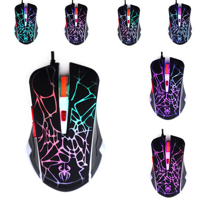 

2400 DPI 6 Button LED Optical USB Wired Mouse Gaming Mice For PC Laptop
