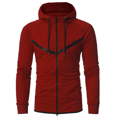

2017 Autumn&Winter New Arrival Mens Sports Hoodie Casual Cultivation Zippers Hooded Cardigan Sweatshirts