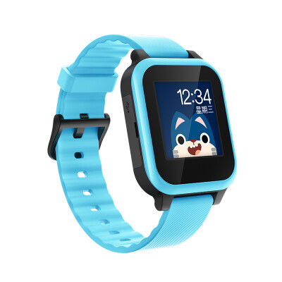 

Sogou candy cat teemo children&39s smart phone watch Plus GPS positioning anti-lost anti-watercolor screen student positioning mobile blue