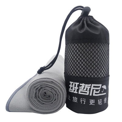 

Banzheny outdoor gym beach quick-drying towel swimming hot spring quick-drying absorbent towel bath towel quick-drying towel absorbent towel 3501000mm gray