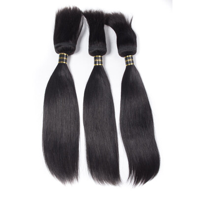 

Amazing Star Hair 7A Brazilian Virgin Hair 3 Bundles Straight Hair Bulk Human Hair Weave Soft and Bouncy New Braid In Bundle Hair