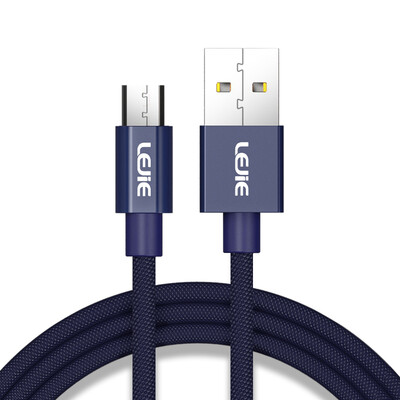 

LEJIE Micro USB Charging&Data Transfer Cable 15M Blue LUMC-1150C
