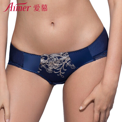 

Love underwear flowers sea impression low waist briefs flower embroidery ladies underwear AM230411 lotus color 16070