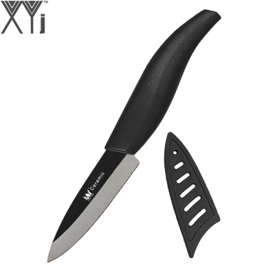 

XYj Brand 3" Fruit Kitchen Knife With Sharp Blade ABS + TPR Handle Paring Ceramic Knife Handmade Cooking Accessories For Sales
