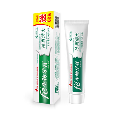 

Fe Golden Dentist Bio Enzyme Сухая кисточка Зубная паста Ледяной прозрачный огонь 170 г Индекс фермента 7.3