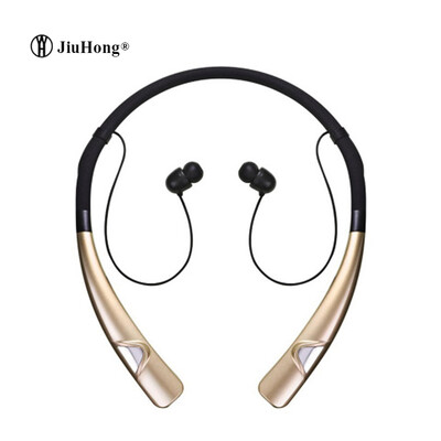 

WH HV-980 блютуз Наушники Neckband Беспроводная гарнитура Бинауральные спортивные двухсторонние Стерео музыка наушники для iPhone