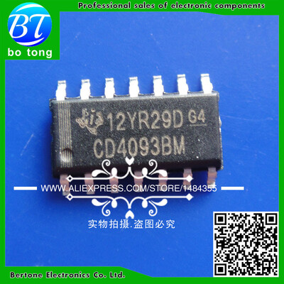 

20PCS HEF4093BT SOP14 HCF4093 SMD CD4093BM new and original IC free shipping