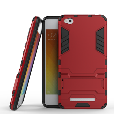 

TPU Armor Case Shockproof Rugged Protective Back Cover with Standing Frame for XIAOMI Redmi 4A