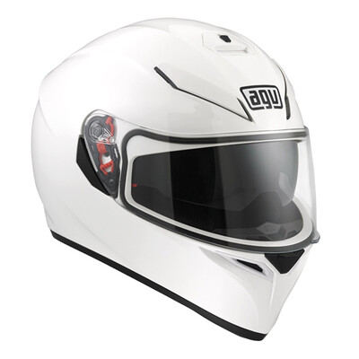 

AGV helmet K3 SV SOLID double lens four seasons wide angle ventilation full helmet Italy locomotive racing riding anti-fog running helmet white XL