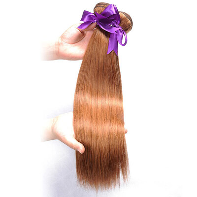 

3 Pcs Lot 30# Bloned Peruvian Human Hair Bundles Peruvian Human Hair Weave Cheap Colored Virgin Hair Extensions
