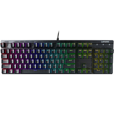 

Lenovo (Lenovo) MK300 RGB Symphony игра механическая клавиатура черная зеленая ось