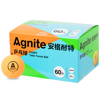 

Agnite F2390Y пинг-понг 40мм, желтый цвет, 60 в 1 коробке