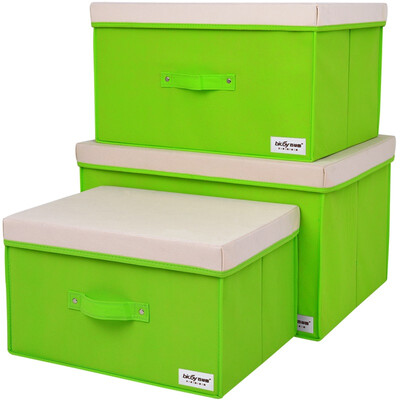 

bicoy compartment storage box storage box clothes sundries storage box storage box 28L40L60L 3 packs of green