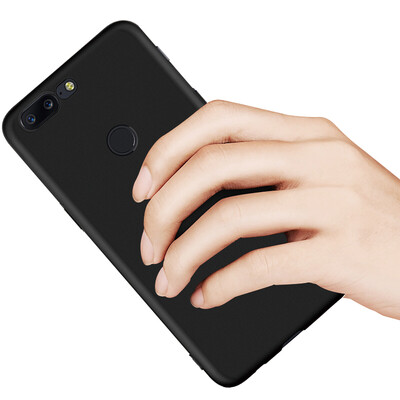 

KOLA one plus 5t mobile phone shell 15t1 plus 5t micro sand silicone soft shell protective sleeve black