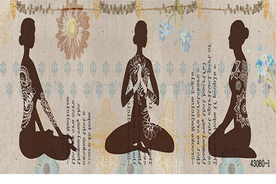 

Custom 3d mural Retro India style elephant wallpaper yoga fitness health museum hotel large mural wallpaper