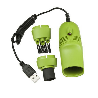 

Mini USB Vacuum Keyboard Cleaner Dust Collector LAPTOP green
