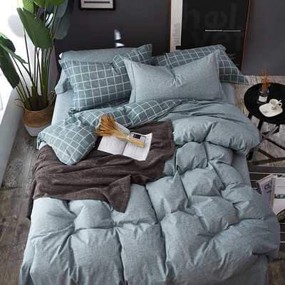 

Brata Four sets of thick warm cotton peached cotton bedding set