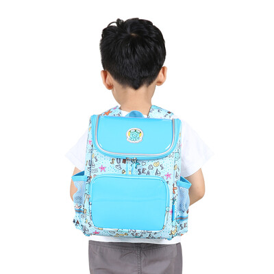 

MI XiaoMi Mijia Yang Childrens Schoolbag Cartoon Backpack Blue