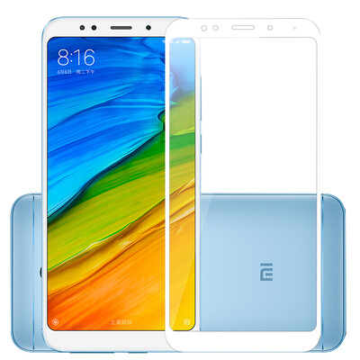 

KOOLIFE Tempered Glass Full Screen Protector for Mi Redmi 5 Plus White